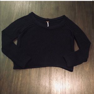Free People Black Knitted Sweater!
